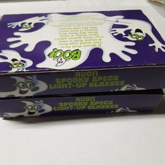Avon Spooky Specs Light-Up Ghost Glasses w/ Boxes Vintage Halloween 1992 RARE - Picture 11 of 12